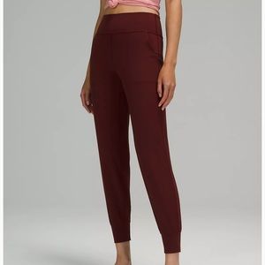 Lululemon align joggers size 6 red merlot